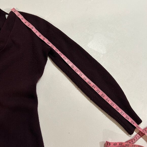 Athleta Women’s XXS Plum Wrap Sweater Long Sleeve Belted Cardigan - Picture 8 of 8